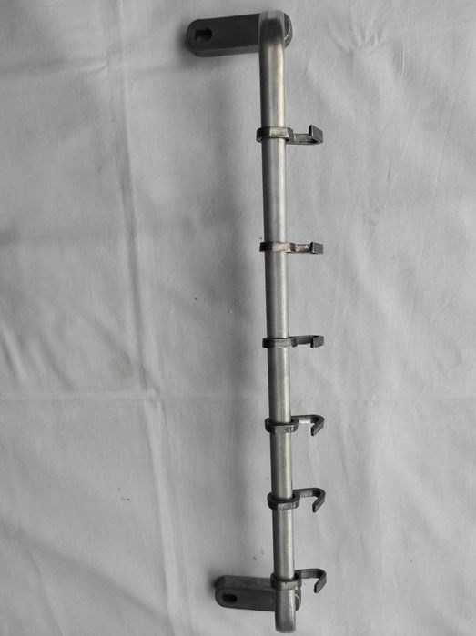 Вешалка алюминиевая советская на 6 крючков