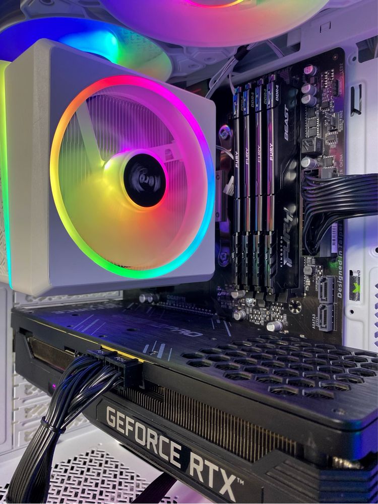 Игровой компьютер,ПК(Ryzen 5 5600,DDR4 32GB,RTX 3070Ti,M2 512GB)