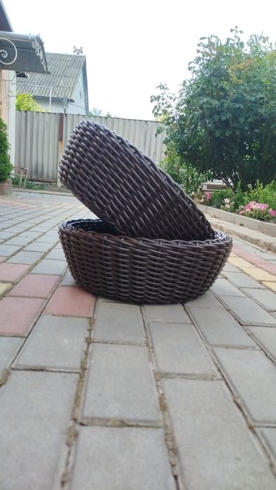 Кашпо з ротангу знижка!