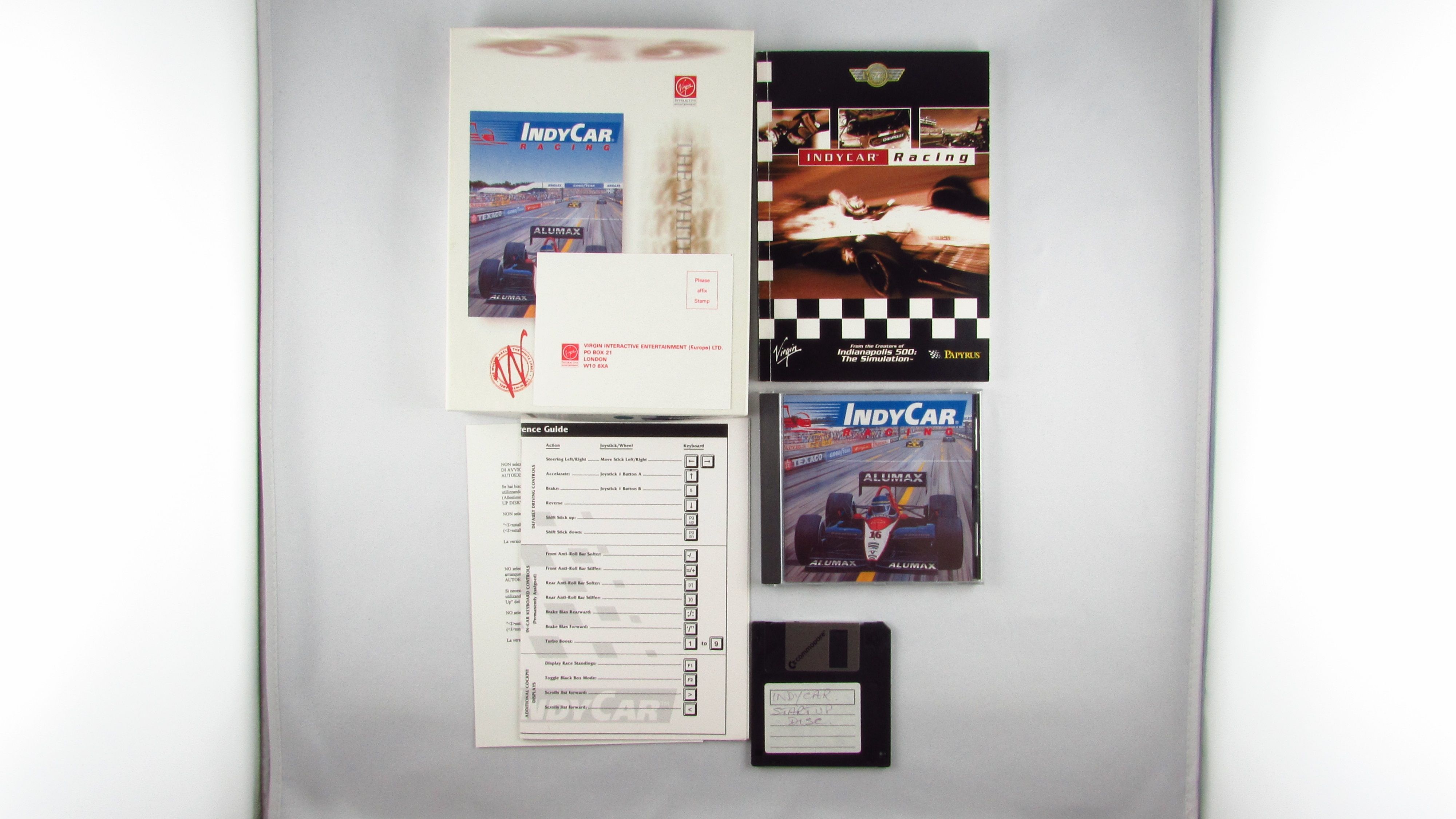 VIRGIN INTERACTIVE - IndyCar Racing PC BOX Gra kolekcjonerska 1995 r.