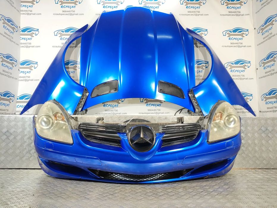 .FRENTE COMPLETA MERCEDES BENZ SLK R171 CAPOT PARACHOQUES GUARDA-LAMAS OTICAS RADIADOR VENTILADOR FRENTE FIBRA REFORÇO