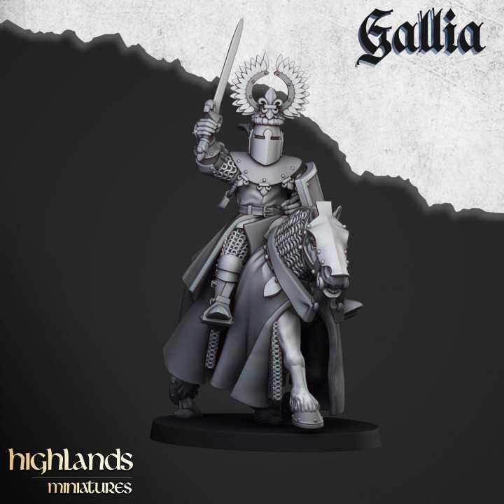 Knight of Gallia #7 Highlands Miniatures Old World Warhammer