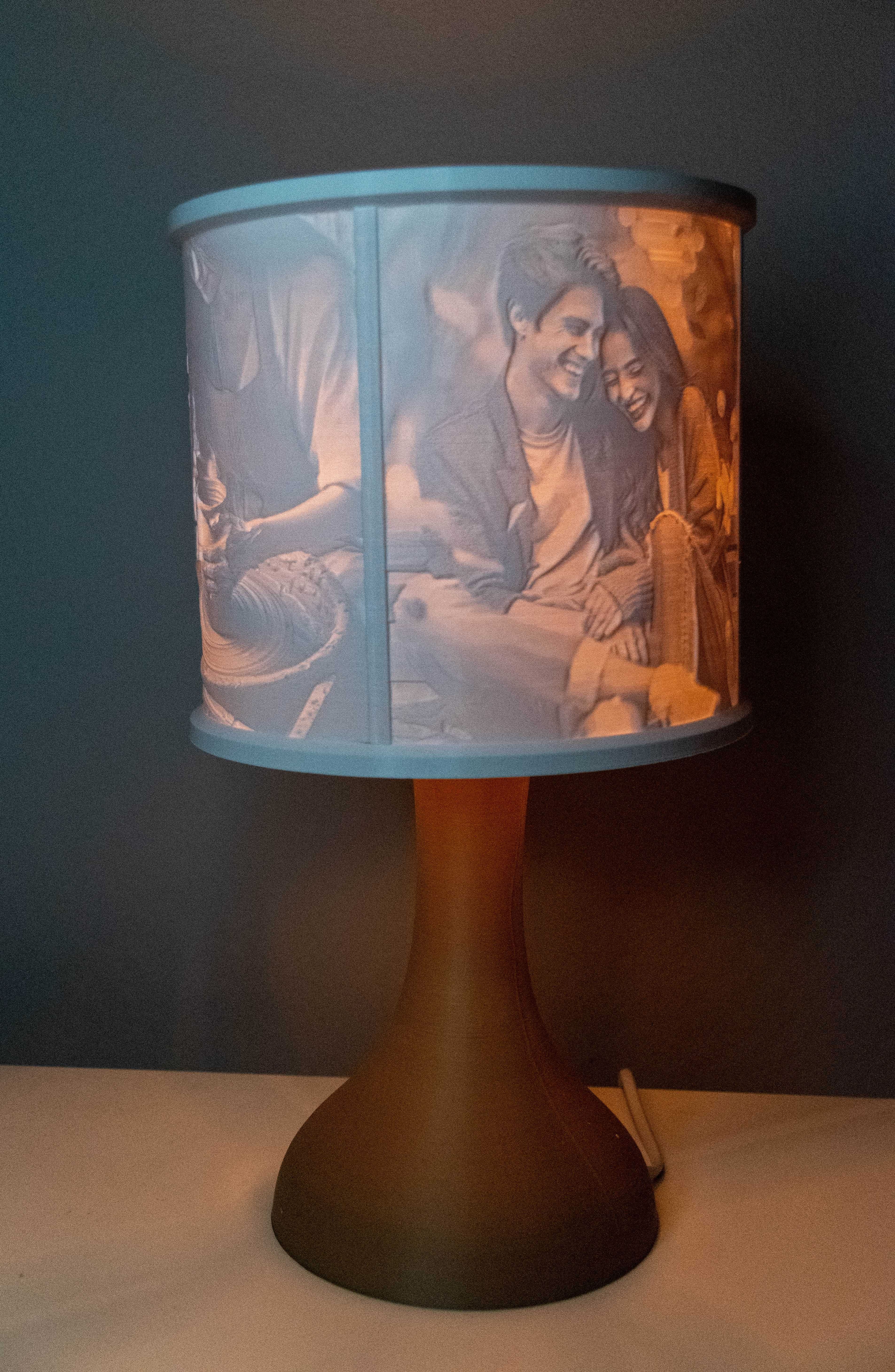 Personalizowana lampa z Twoimi Zdjęciami i żarówką-stwórz własny album
