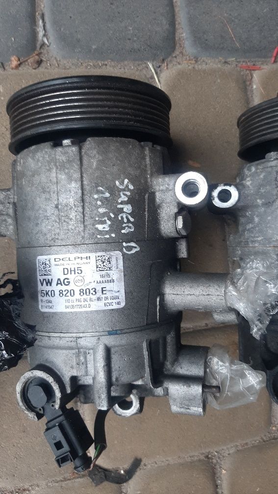 Sprężarka Klimatyzacji DELPHI 5N0.820.803A Vw Golf 6 Passat b7 CC Supe