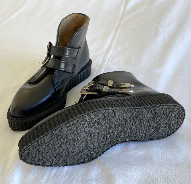 Botins creepers originais Underground 37 novos made in UK gótico