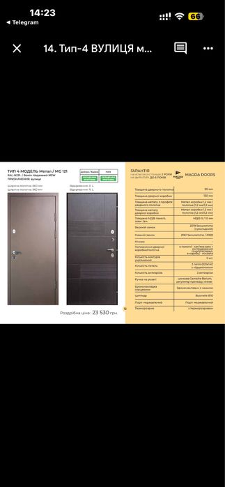 Входные двери со склада