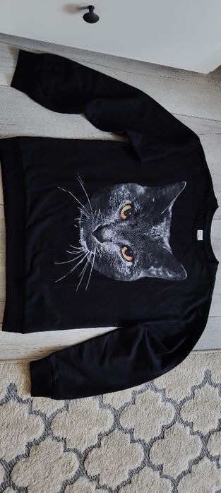 Bluza dziewczęca z kotkiem- 164cm