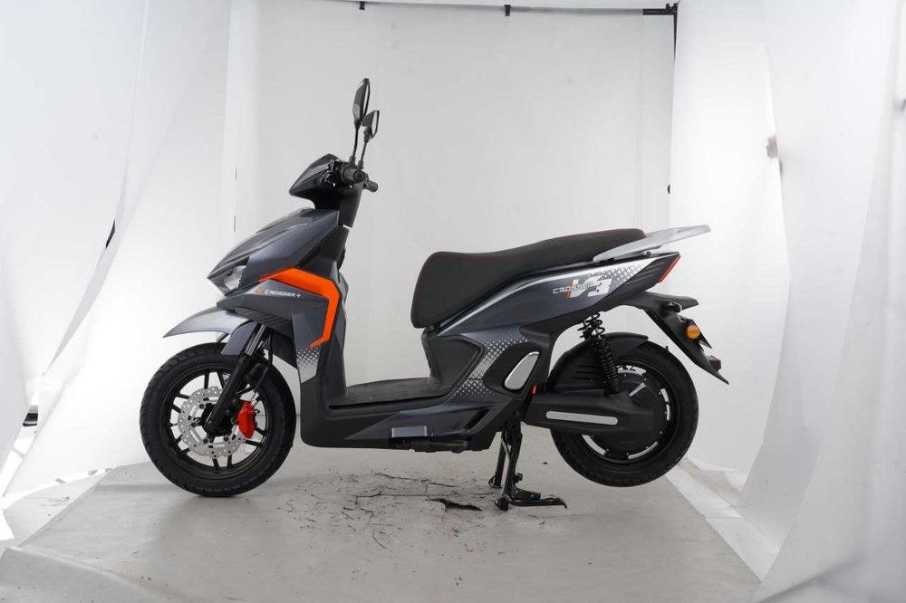 Велоскутер Crosser V-3 72V/35AH/2500W 2025-2026 - Сірий