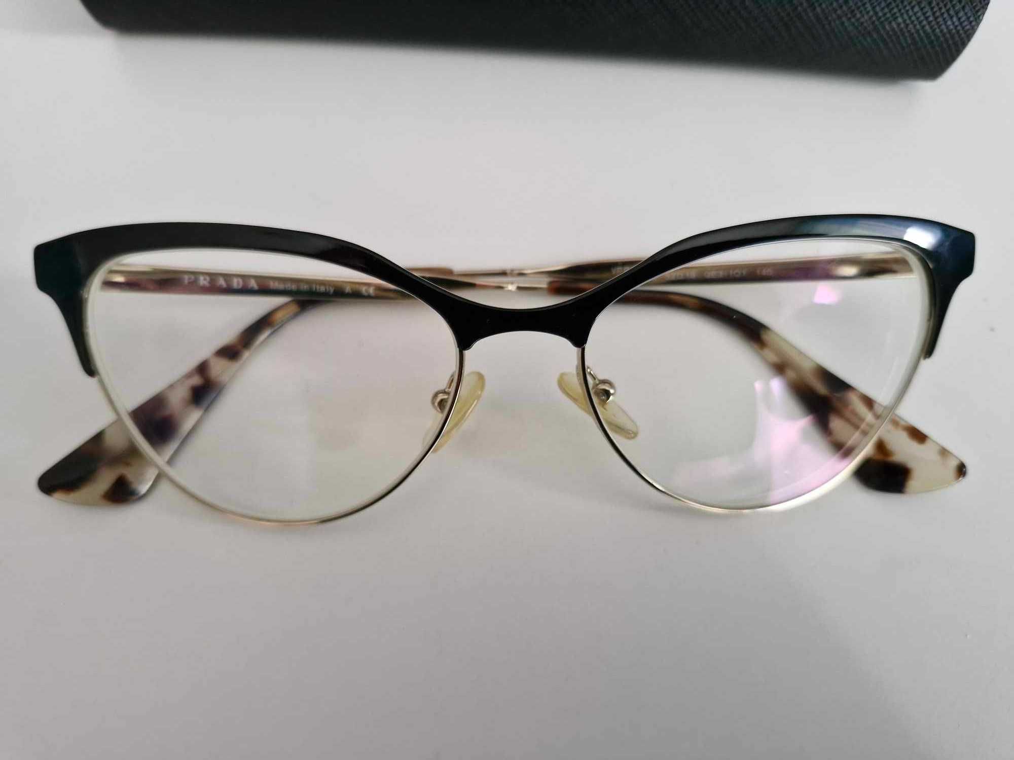 PRADA  oryginalne oprawki do okularów korekcyjnych  + etui