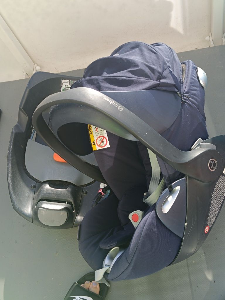 Fotelik Cybex stan bardzo dobry z bazą ISOFIX