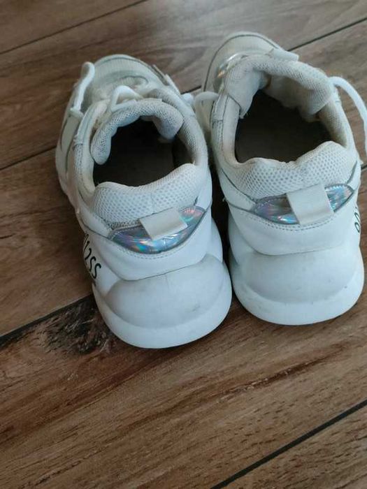 Adidasy 37 holo sneakersy gruba podeszwa bubble wkładka 23cm stan bdb