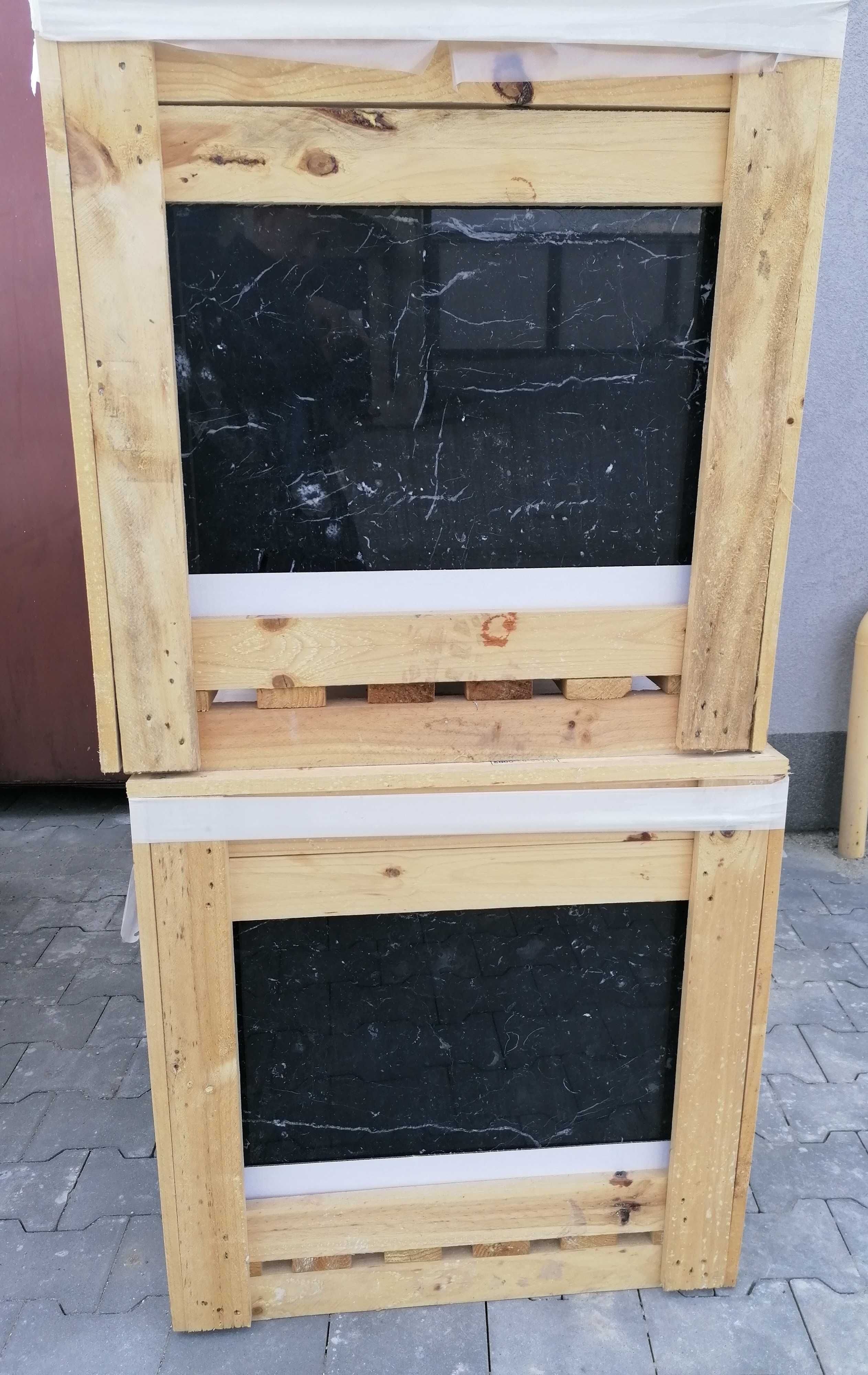 Płytki marmurowe NERO MARQUINA 61 x 61 x 1,2 polerowane