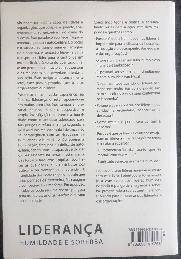 Liderança Humildade e Soberba