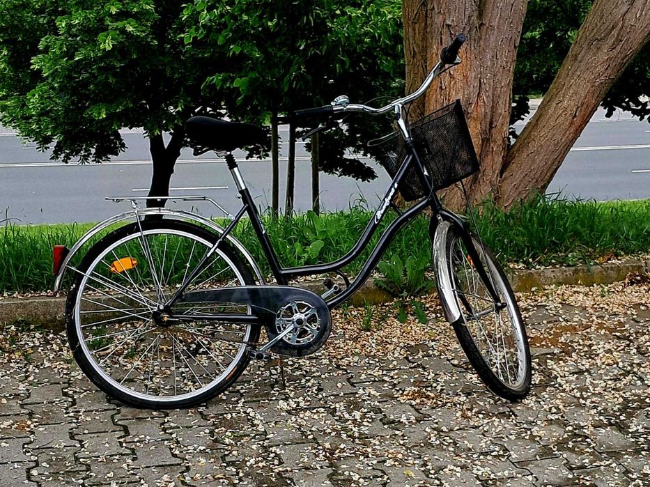 Rower miejski czarny