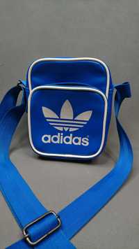 Adidas Originals Ac Mini Bag Sachet Big Logo Blue Torba na ramie