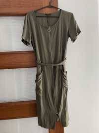 Oliwkowa sukienka M Greenpoint