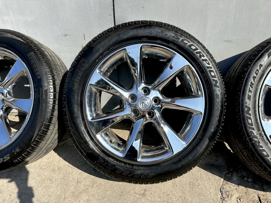Диски 5 114.3 r19 lexus toyota резина 235/55 r19