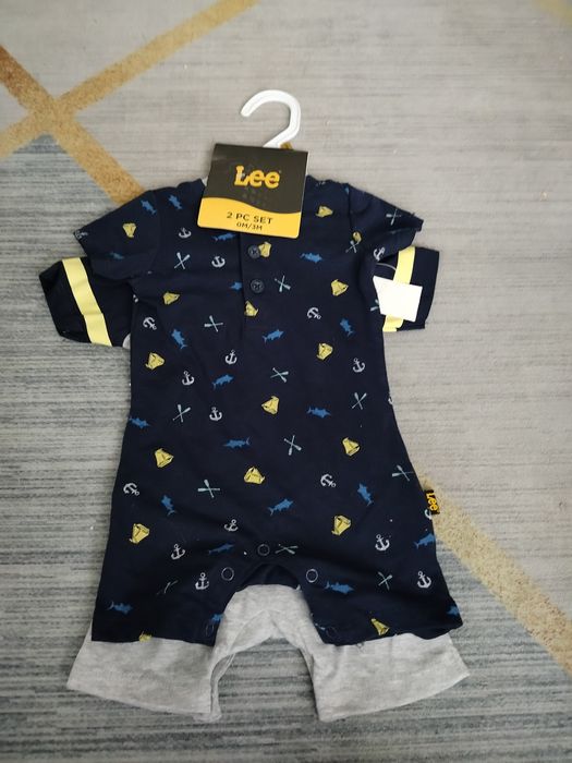 Dwupak rampersów Lee 0-3