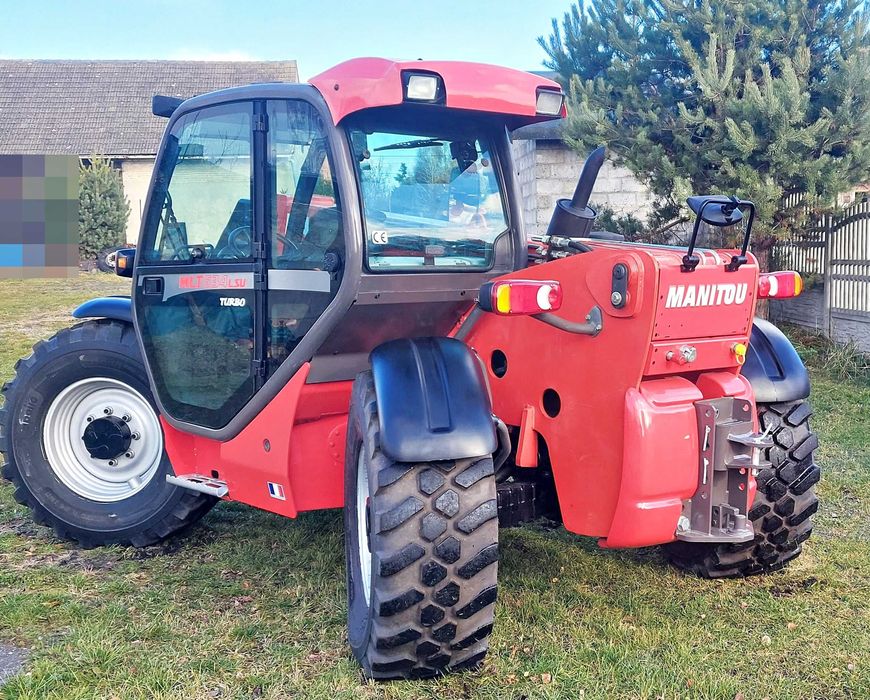 Manitou MLT 120 LSU, nowe ogumienie, wersja rolnicza, zaczep, klima
