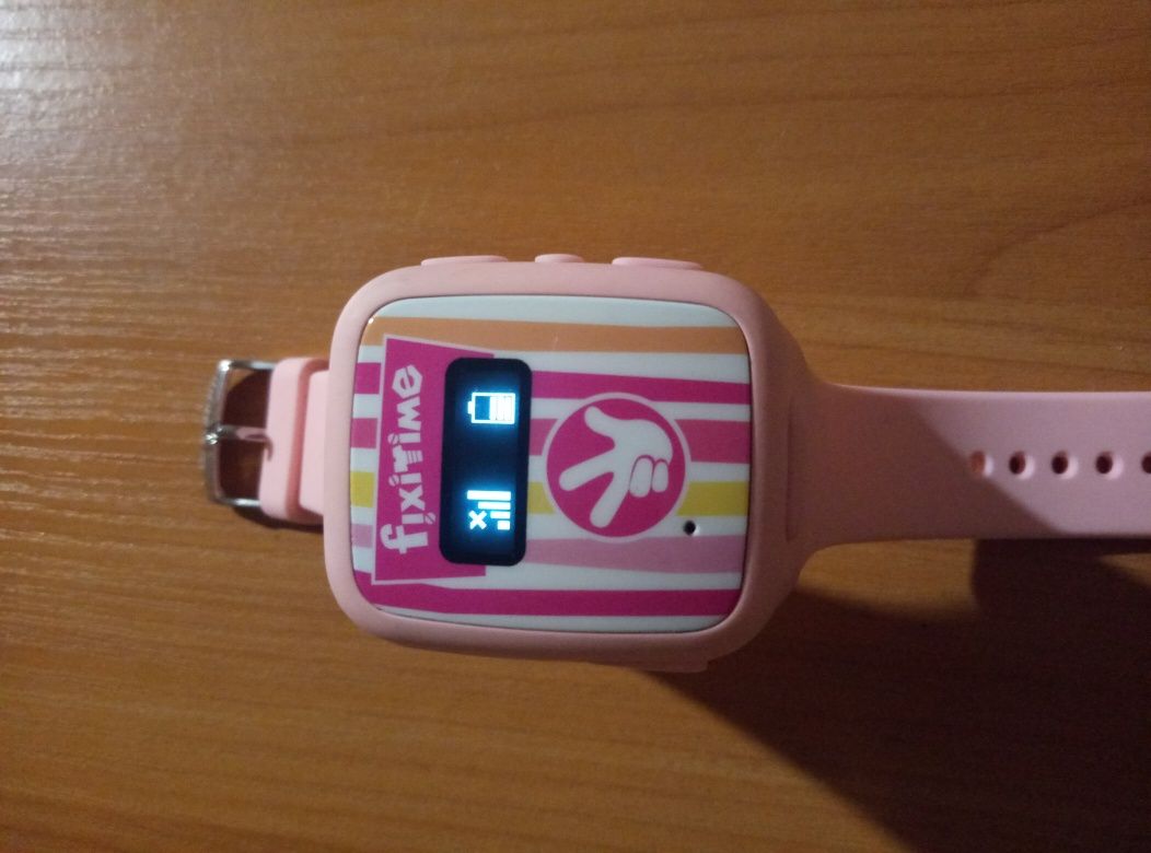 Часы детские fixitime Часы-телефон с GPS/LBS трекером