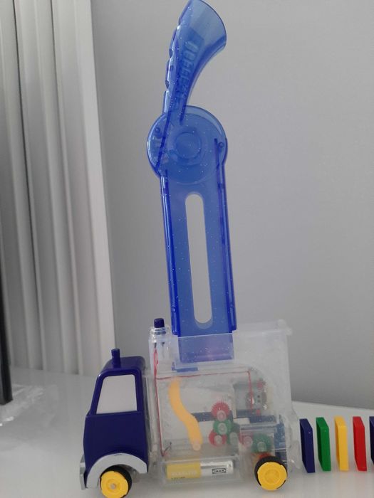 Tor Domino samochód układający klocki domino plus dodatkowy zestaw