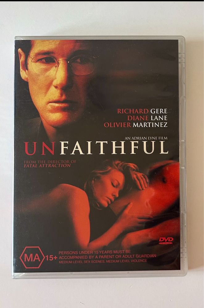Płyta dvd. Unfaithful