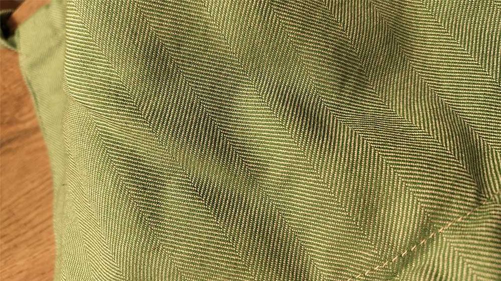 Nosidło Kavka Handy zieleń green ash herringbone bamboo