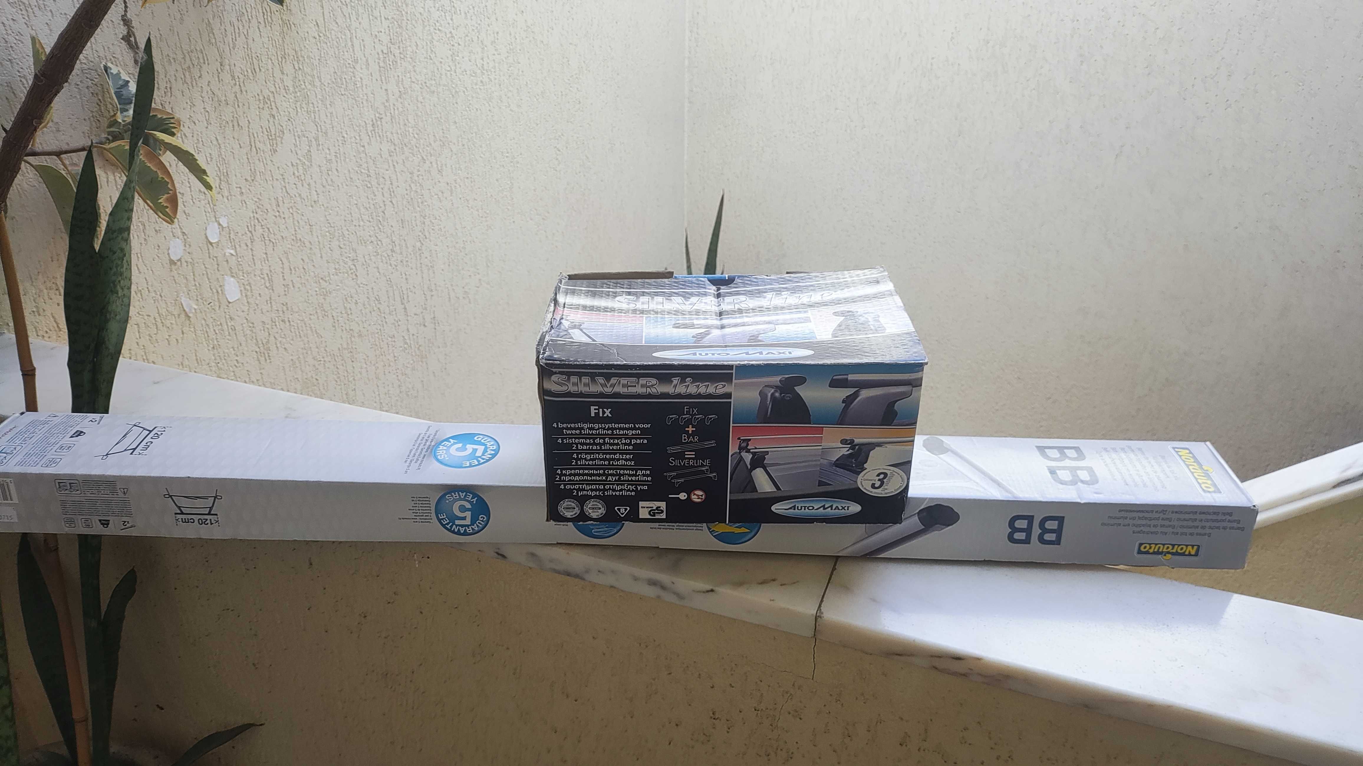 Barras de tejadilho e garras - Silver line Fix001