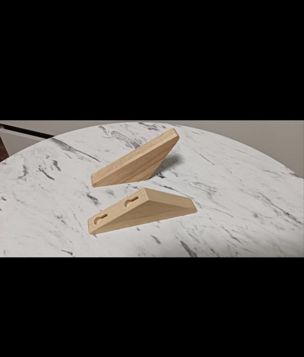 Настінні деревяні гачки для одягу, комплект 6 шт