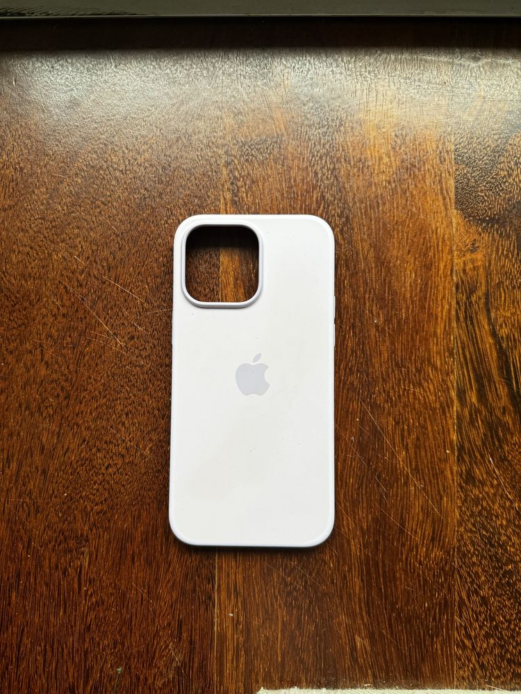 Capa em silicone com MagSafe para iPhone 14 Pro Max - Rosa giz