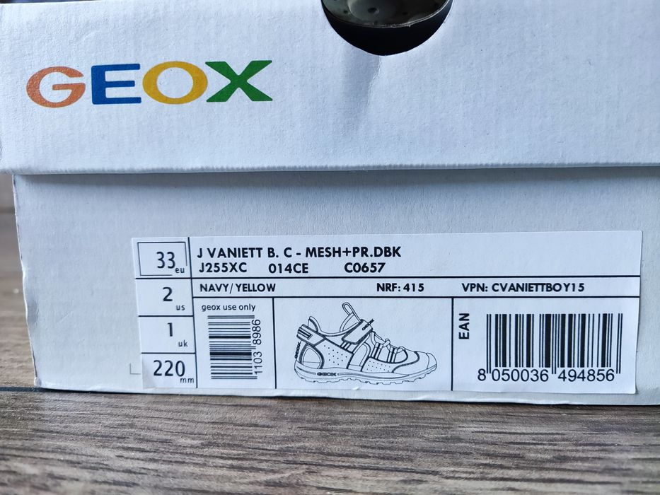 Buty sandały geox rozm 33