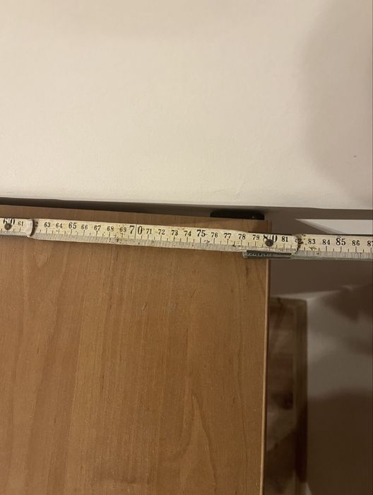 Biurko narożne Olcha 80x80 półki gniazdka