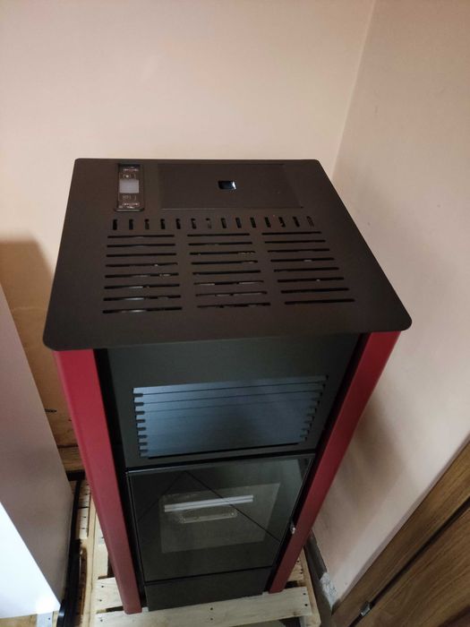 Piecyk kominek na pellet GIUSY 15kW -3 wentylatory DGP MEGA Mocny 15kW