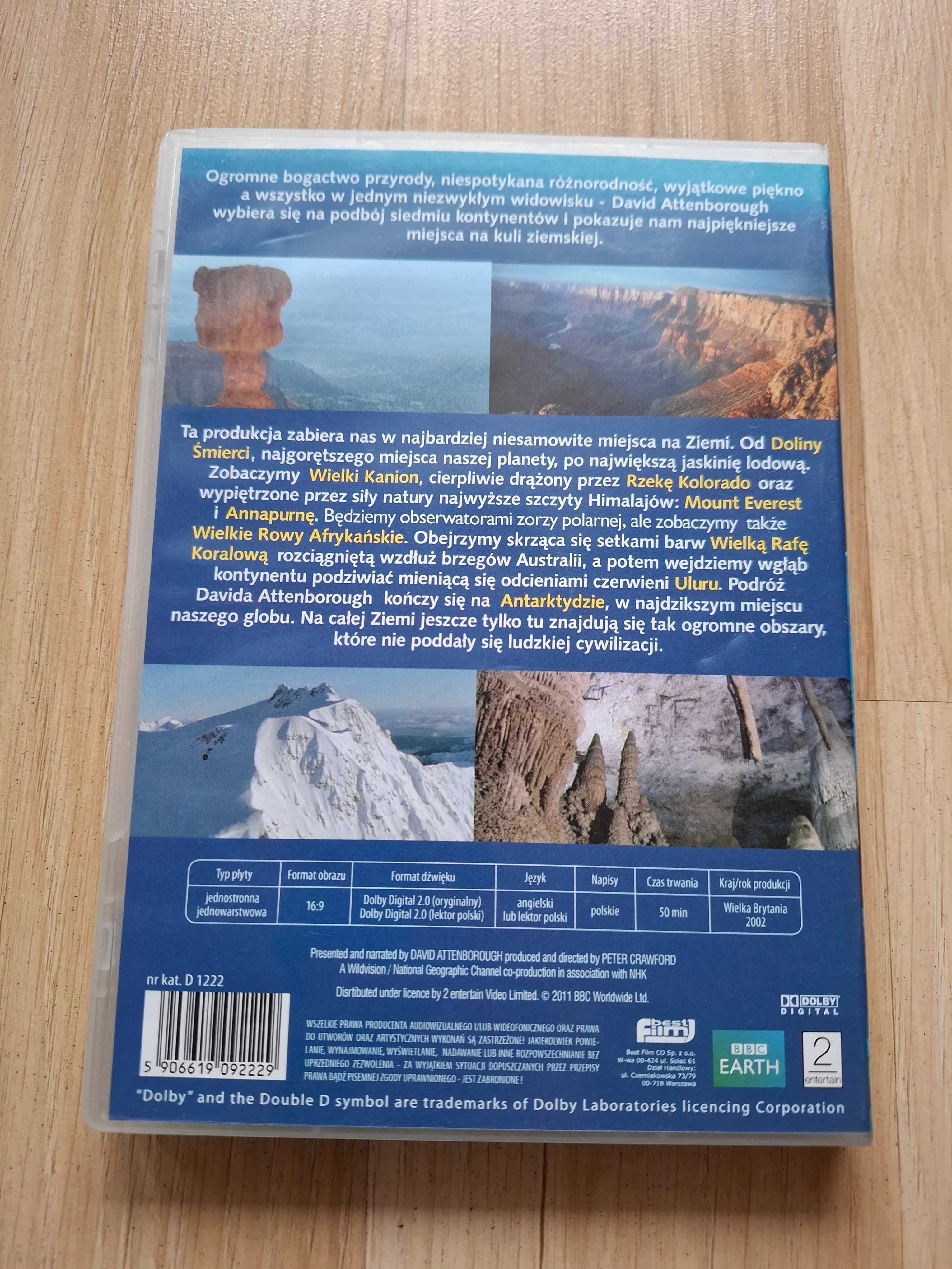 Największe cuda przyrody David Attenborough BBC DVD