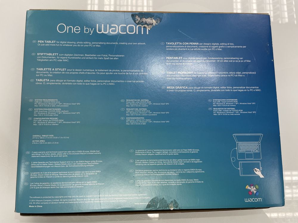 Tablet graficzny One by Wacom M CTL - 671