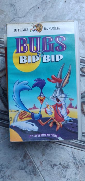Conjunto Cassestes VHS Tintim, Looney Tunes, Harry Potter