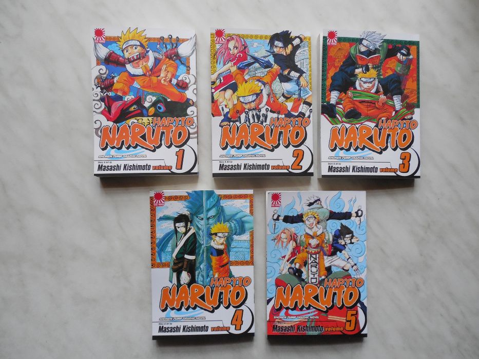 Манга. Наруто. Naruto. Тома 1 - 5. Новые. Не читаные