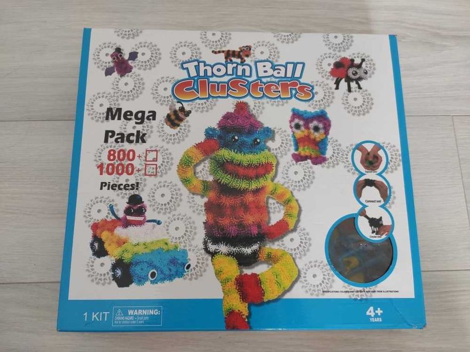 Rzepy czepy kreatywne typu Bunchems dla dzieci - duży zestaw !