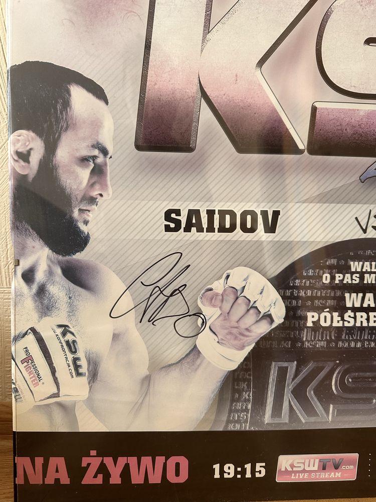 Plakat KSW 25 Mamed vs Sakurai 2 Rok 2013