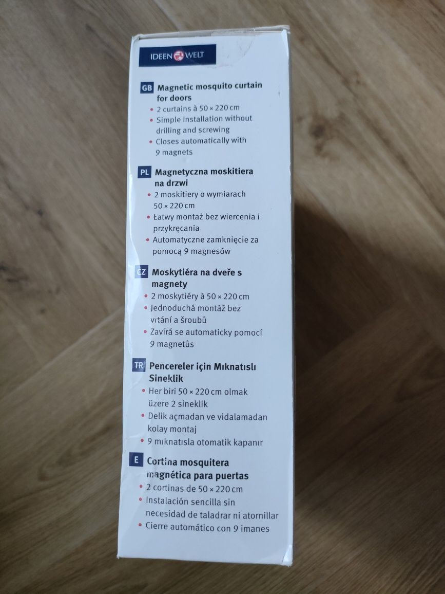 Magnetyczna moskitiera na drzwi