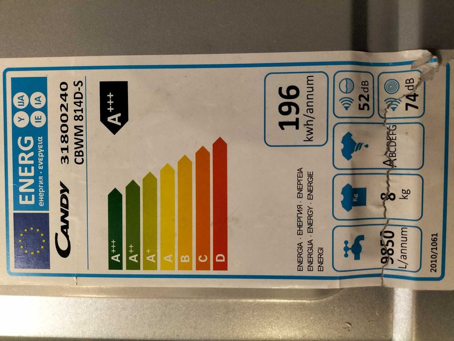 Máquina de lavar roupa ENCASTRE