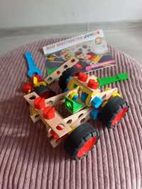 Zabawka drewniana, auto wyścigowe, Mały konstruktor