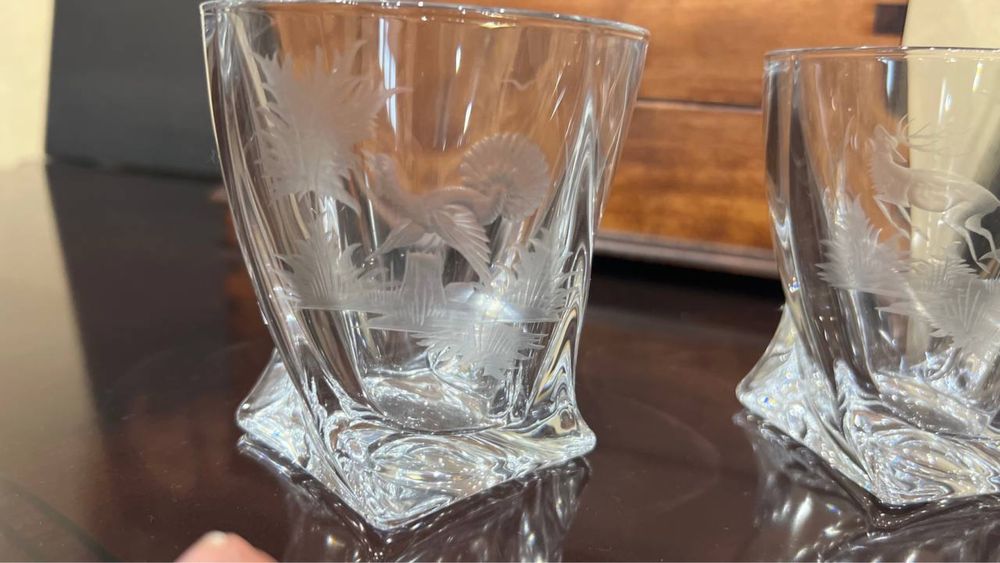 Склянки для віскі Bohemia Quadro "Охота"