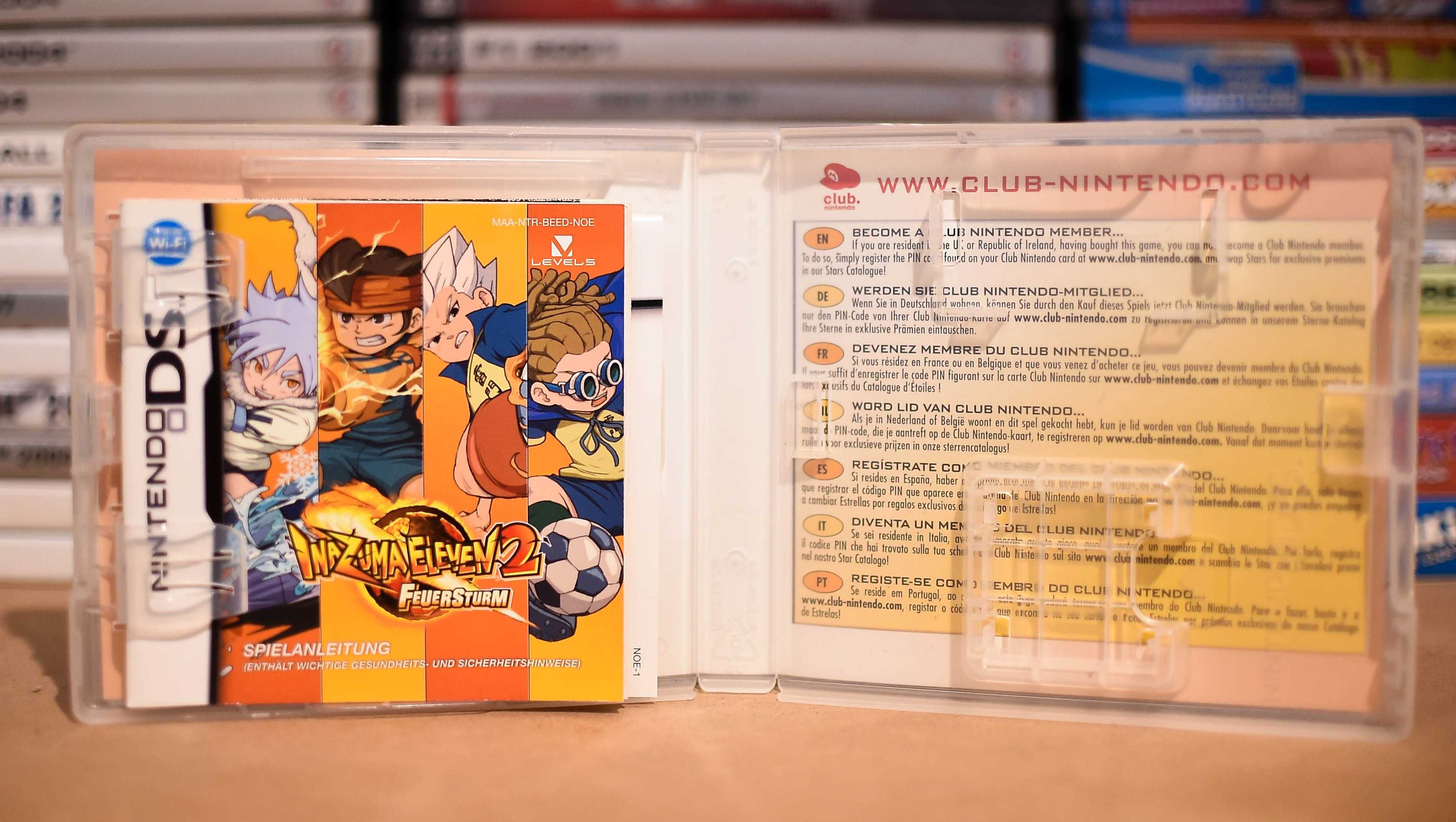 Pudełko Nintendo DS - Inazuma Eleven 2 Feuersturm