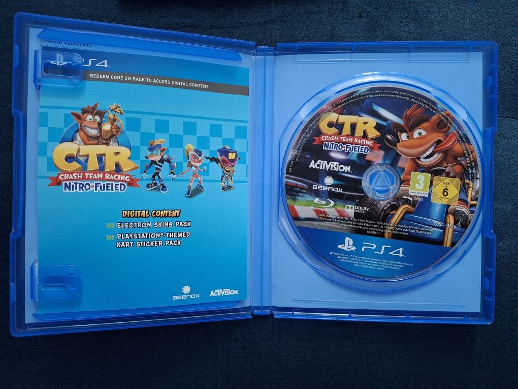 Crash Bandicoot CTR PS4 PS5 wyścigi