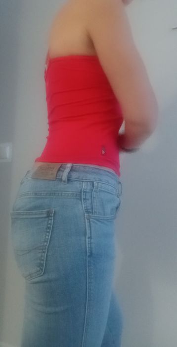 Pull & Bear M 38 niebieskie jeansy spodnie jeansowe