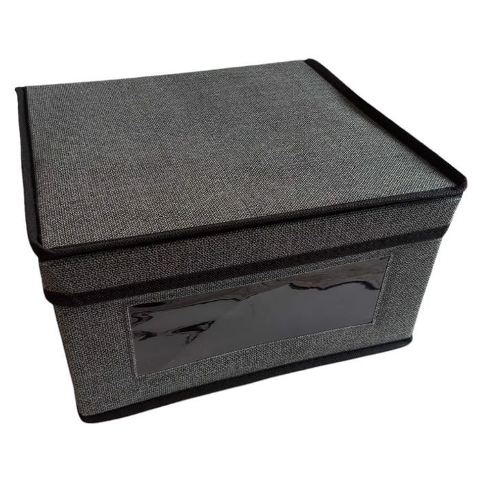 organizer do szafy pudełko tekstylne 29x29 szare