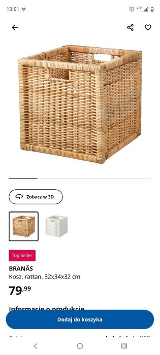 Ikea bradas kosz 4szt