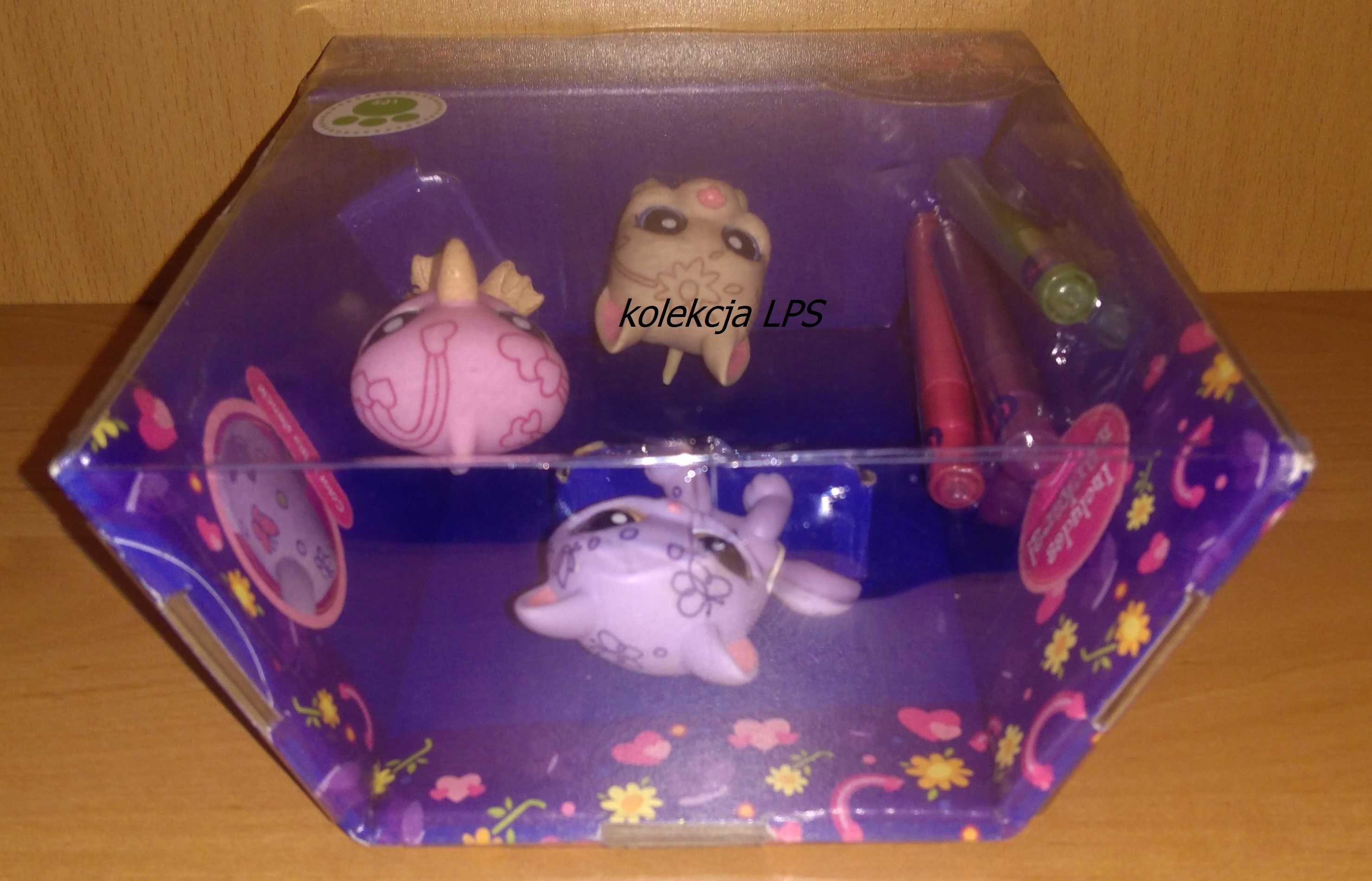 LPS dog deco ZESTAW Littlest Pet Shop oryginalny mini deco pets