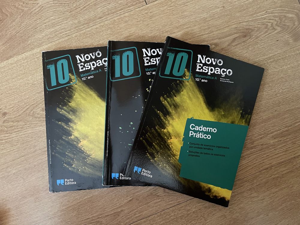 Manual e caderno de atividades novo espaço matemática A 10ano